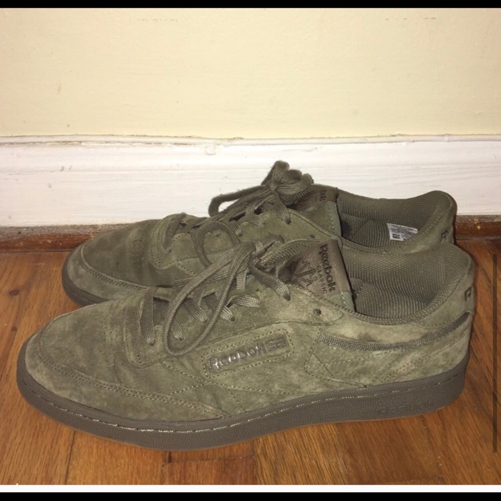 Reebok / Classic/ Green Suede 11